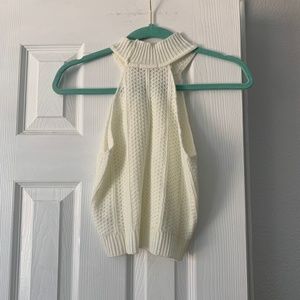 Halter neck sweater vest